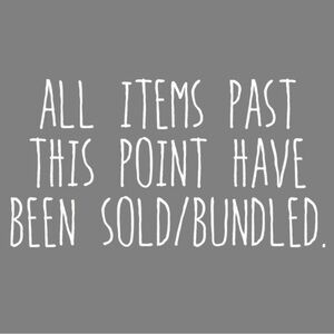 everything past this post has been sold!